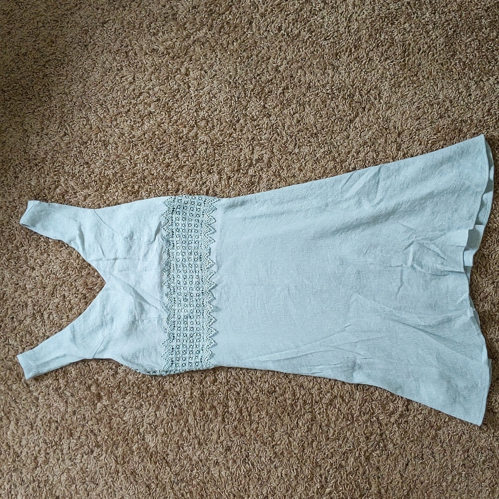 Like New Altar's State Blue Dress with Lace Detail